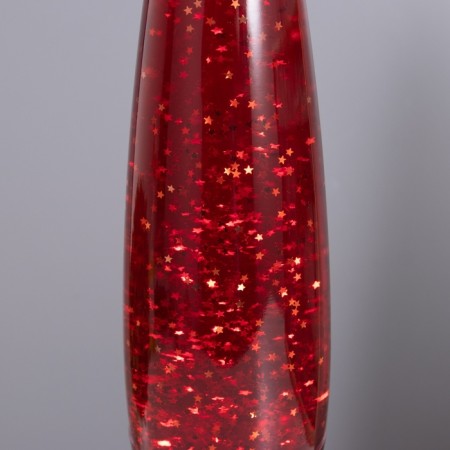 Lava-lamp "Rocket" 1x30W E14-R39 (sparkles) red 11x11x41cm-5
