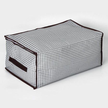 COVFR for storing things "Willy", 45 × 30 × 20 cm, white-brown color-4