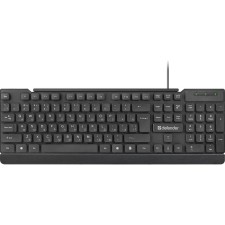 Keyboard Defender Element HB-190, wired, membrane, 104 keys, USB, black