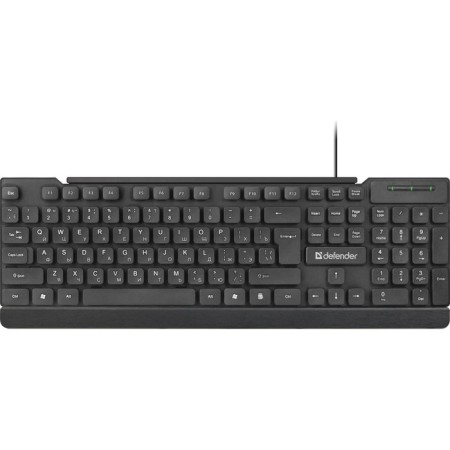 Keyboard Defender Element HB-190, wired, membrane, 104 keys, USB, black