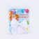 Bant for hair white school "You will succeed" on a hairpin, 11 x 13 cm