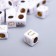 Beads for creativity plastic "Letters on the cube" set of 20 g, mix 0.6x0.6 cm