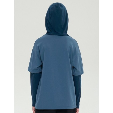 Hudy for the boy Pelican, height 116 cm, blue color-3
