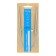 The knitting needles are circular, metal, 80 cm/4.5 mm