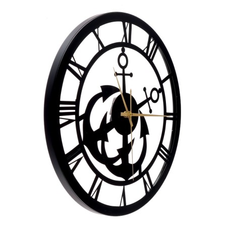 Watch Wall Interior "Anchor", smooth move, D-40 cm-1