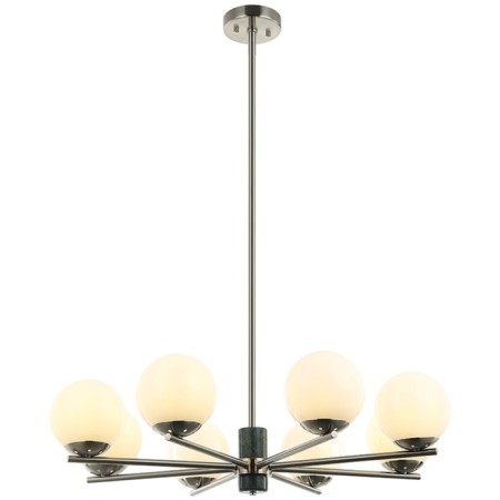 SHARO 8XE27 40W rush chandelier, size 85x85x56.5-96.5 cm, Nickel color-1