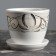 Pot floral lotus white 1 liter