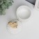 Coramics Coramics "Golden Squirrel" White relief 12x8.2x8.2 cm