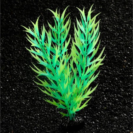 The plant is artificial aquarium, luminous, 20 cm, green-2