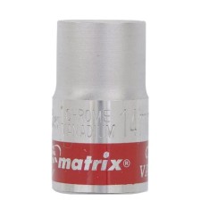 Головка торцевая MATRIX Master 13689, 15мм, 12-гранная, CrV,под квадрат 1/2", хромированная