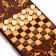 NARDS "Sovereign", wooden board 40 x 40 cm, with a field for playing checkers