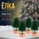 Miniature Puppet "Christmas tree", set of 5 pcs., Size 1 pc. - 4.5 × 2 × 2 cm