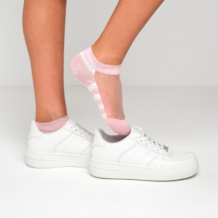 Women's socks glass minku pink color, size 36-37 (23 cm)