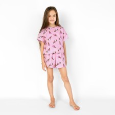 Pajamas for a girl: T-shirt and shorts 