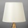 Table lamp "Adele" 1x40W E27 220V gold 21x21x37 cm Risalux