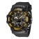 Watch is electronic watch, with an alarm clock, D-5.8 cm, strap L-26 cm, 5 atm, black strap