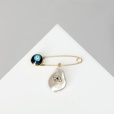 Symbol of femininity and wisdom, color in gold-1