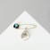 Symbol of femininity and wisdom, color in gold