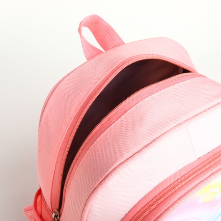 Baby backpack on lightning, "chosen", pink color-7