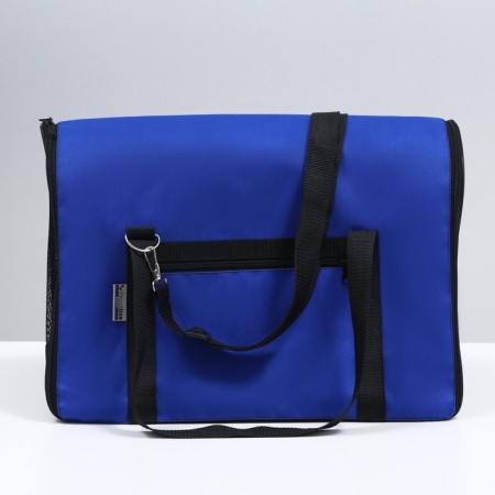 Bag - Animal carrying, size m, 43 x 27 x 30 cm, blue-1