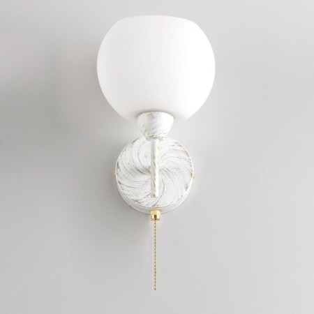Sconces Citilux "Florida" CL148310, 15x23.5 cm, 1x60W, E14, white color-11