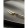 Desser for stainless steel Magistro Wave, length 14.7 cm, gold color