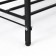 LAKSI shoe stand, 640x310x460, black matte/linen gray