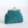 Women's wallet on the farmar, blue color