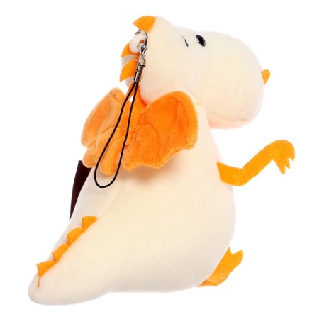Soft toy "Dragon", milk-orange tummy, 13 cm-6