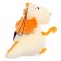 Soft toy "Dragon", milk-orange tummy, 13 cm