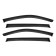 Window deflectors Volkswagen Tiguan, 2016-, Dark