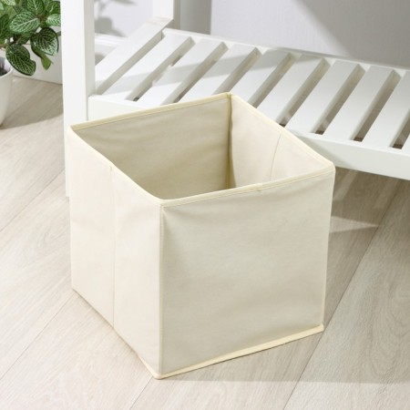 Storage box, 28 × 28 × 28 cm, milk color-2