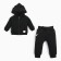 Costume: sweatshirt and pants crumbs, I am Basic Line, height 80-86 cm, black