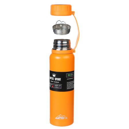 Thermos, series: Warm, "Master K", 1 l, retains heat up to 8 hours, orange-1