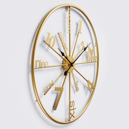 Wall clock, series: loft, "stockport", smooth move, d = 60 cm-1