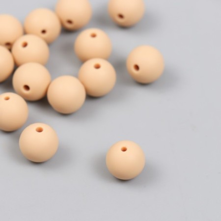 Busina silicone "Round" oatmeal d = 0.9 cm
