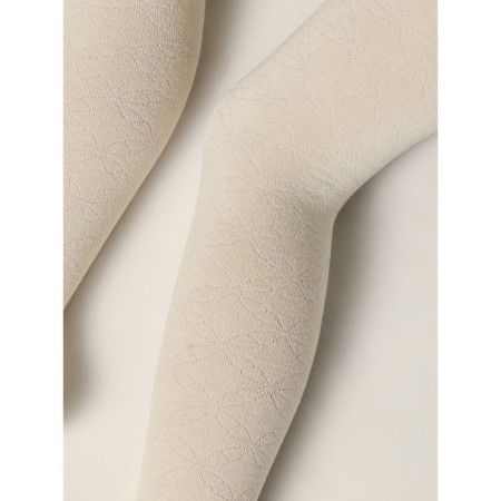 Pantyhose Baby thin cotton conte kids, height 116-122 cm, beige color-1