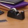 Brauberg adhesive tape is a desktop, weighted, medium, core diameter 25 mm, black