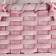 Wicker basket, 24x10.5x34 cm, pink