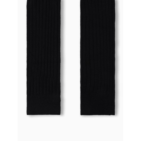 Children's leggings with Minaku straps, height 68-74 cm, black-1