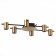 Ceiling lamp ST LUCE. SL1207.402.06. Veroli. 6x7 W, GU10, 73x47x11 cm, black color