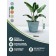 Kashpo for flowers and plants, 18l blue stone 35x35x33cm