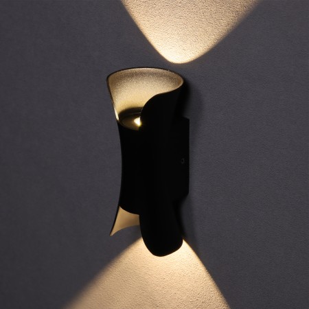 Facade lamp "Elegant", FSD-091, 6 W, 3000K, IP65, 220 V, Metal, Black-5