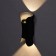 Facade lamp "Elegant", FSD-091, 6 W, 3000K, IP65, 220 V, Metal, Black