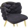 STULL OF A Metal Carcass Rendi Metal/Fabric, Gold/Gray 64x70x77 cm