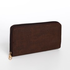 Women's wallet with lightning, brown color