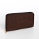 Women's wallet with lightning, brown color