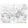 Coloring by numbers "Military equipment", 16 pp., A4 format