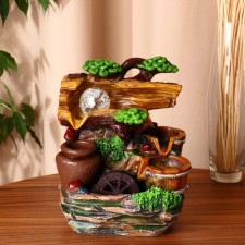 Forest Waterfall Fountain 13.5x18x27 cm (with backlight)