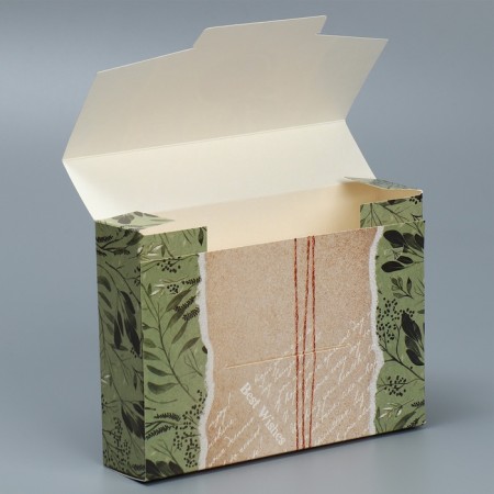Box a gift folding envelope, packaging, "eco", 22 x 16 x 5 cm-4